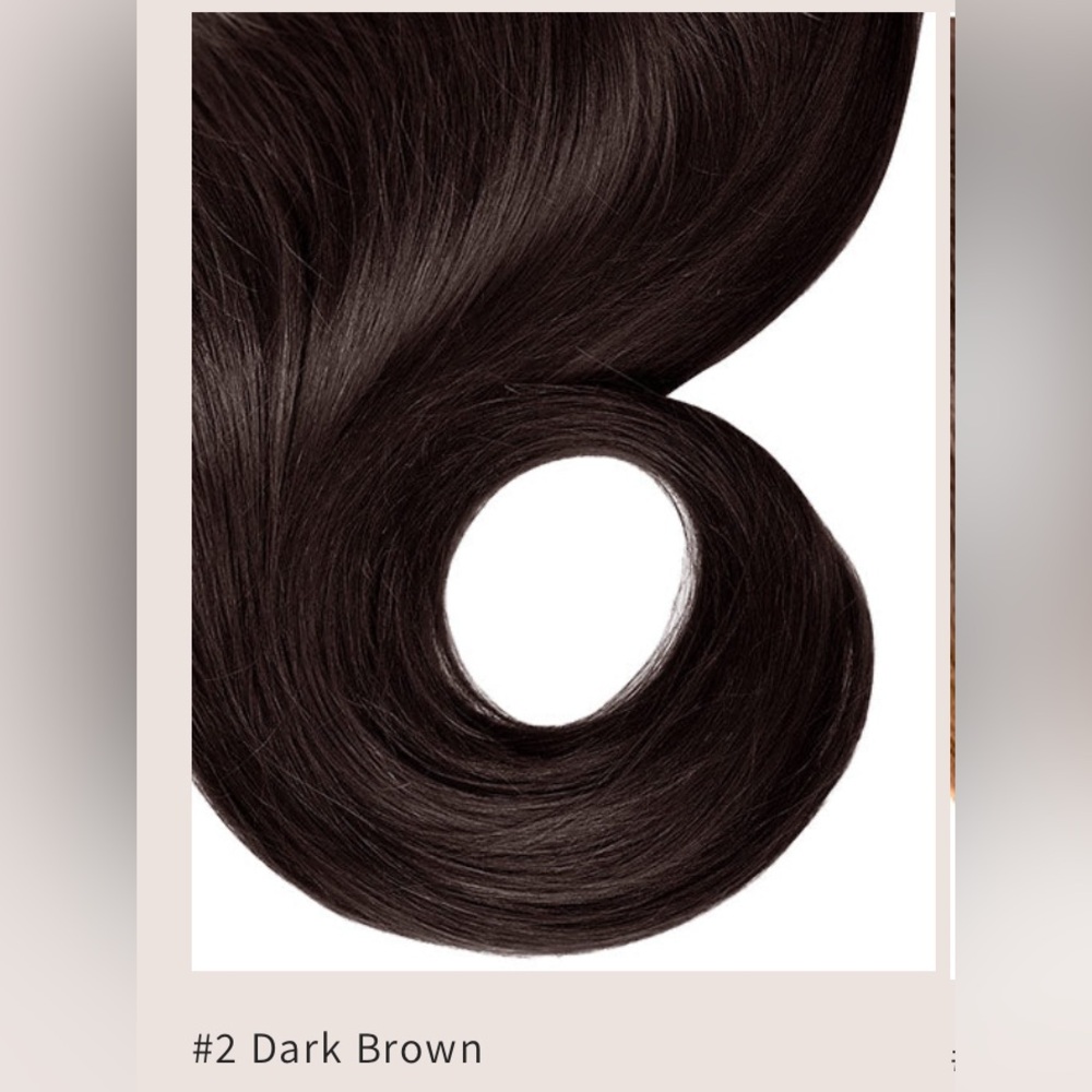 Elegant Dark Brown Hair Extension
